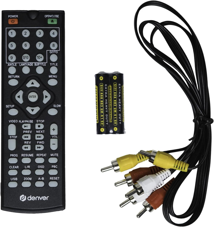 Denver DVH7787 DVD Player HDMI Für Fernseher, Mini, Alle Regionen Frei, 1080P Upscaling, Dolby Digit