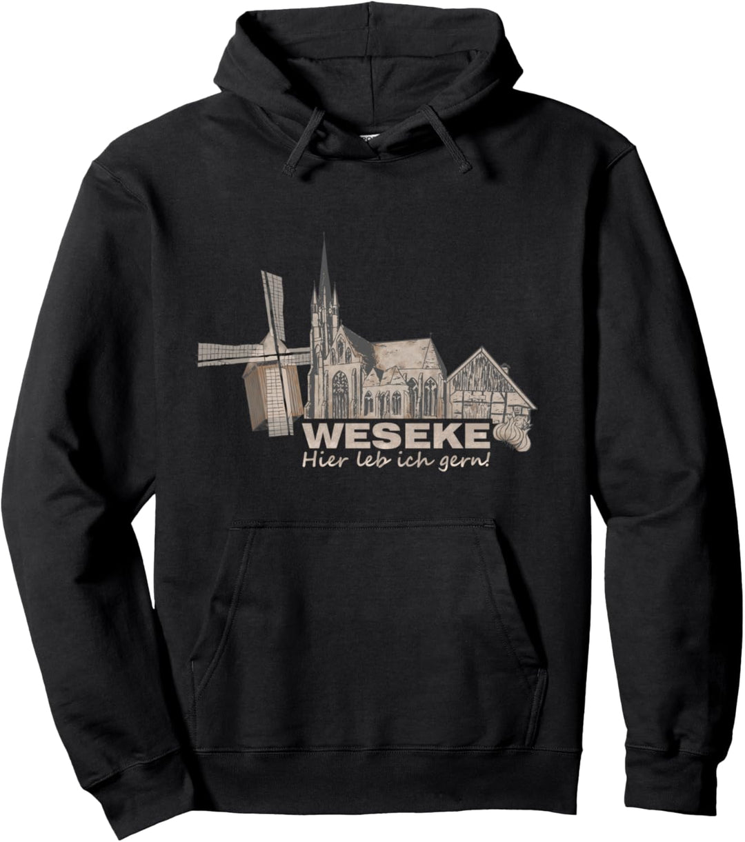 Weseke Kreis Borken Westfalen Zwiebel Dorf Gemeinde Pullover Hoodie