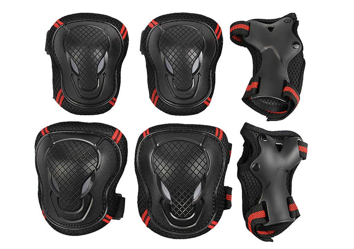 Liying Neu Damen Herren Protektoren Set Schützer Set 6pcs Knieschoner Ellenbogenschützer Handgelenks