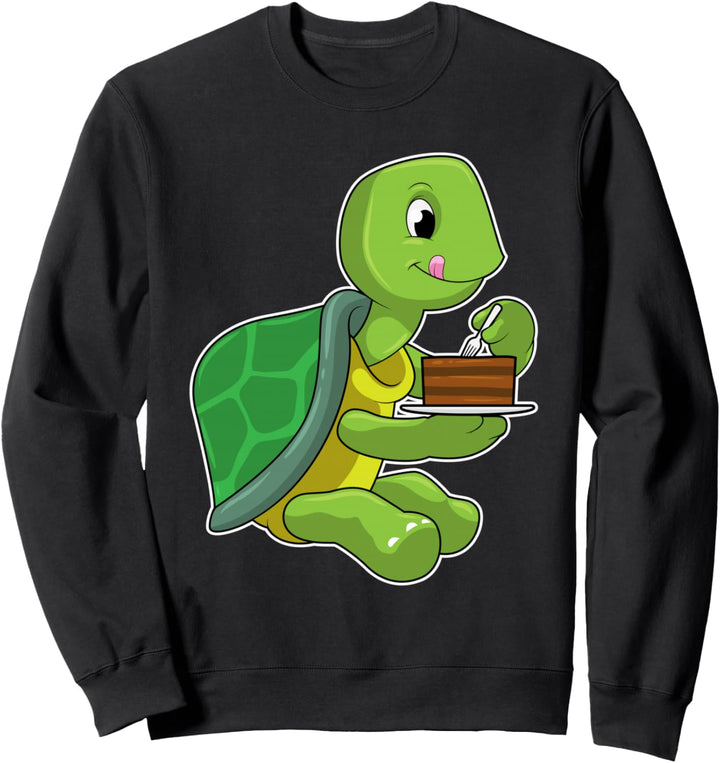 Schildkröte Kuchen Sweatshirt