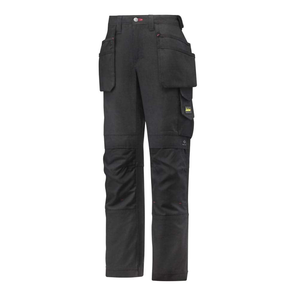 Snickers Damen Bundhose "Canvas+" Grösse 50 in Schwarz, 1 Stück, 37140404050 50 Schwarz, 50 Schwarz