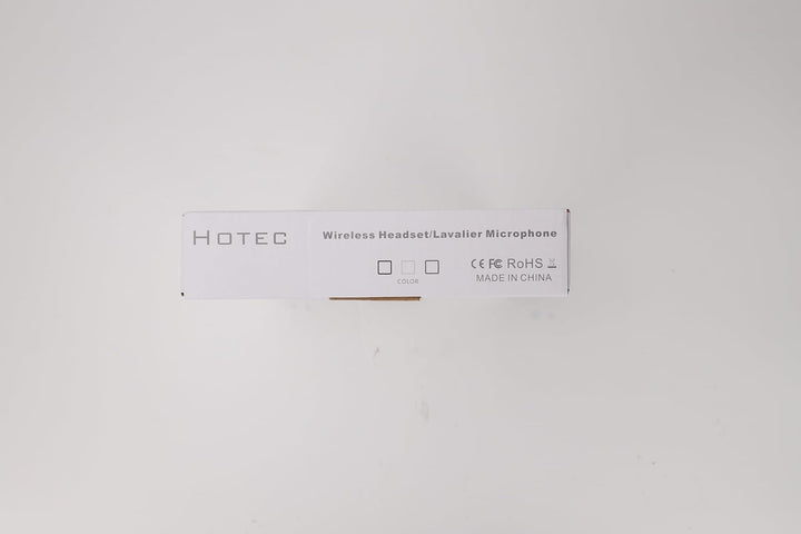 Hotec Dual UHF Kabelloses Headset Mikrofon/Lavalier-Mikrofon mit Bodypack-Transmitter und Mini-Empfä