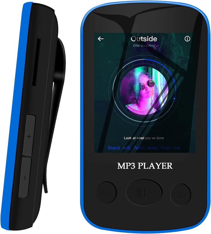 32GB Leichter Sport MP3 Player - Mini Wearable Aiworth Musik Player mit Bluetooth 5.0, HiFi Sound, K