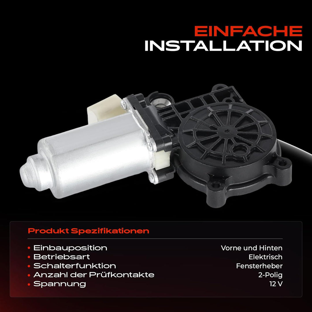 Frankberg 1x Fensterheber Motor Vorne Hinten Links Rechts Kompatibel mit 3er E46 6er E64 X5 E53 Z4 E
