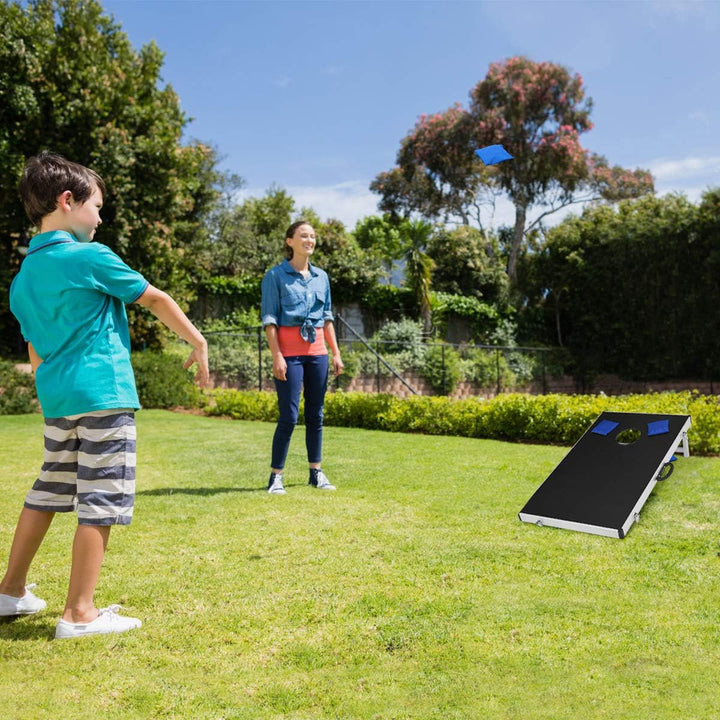 COSTWAY Cornhole Boards, Wurfspiel Geschicklichkeitsspiel für Kinder&Erwachsene, Sandsack Spielbrett