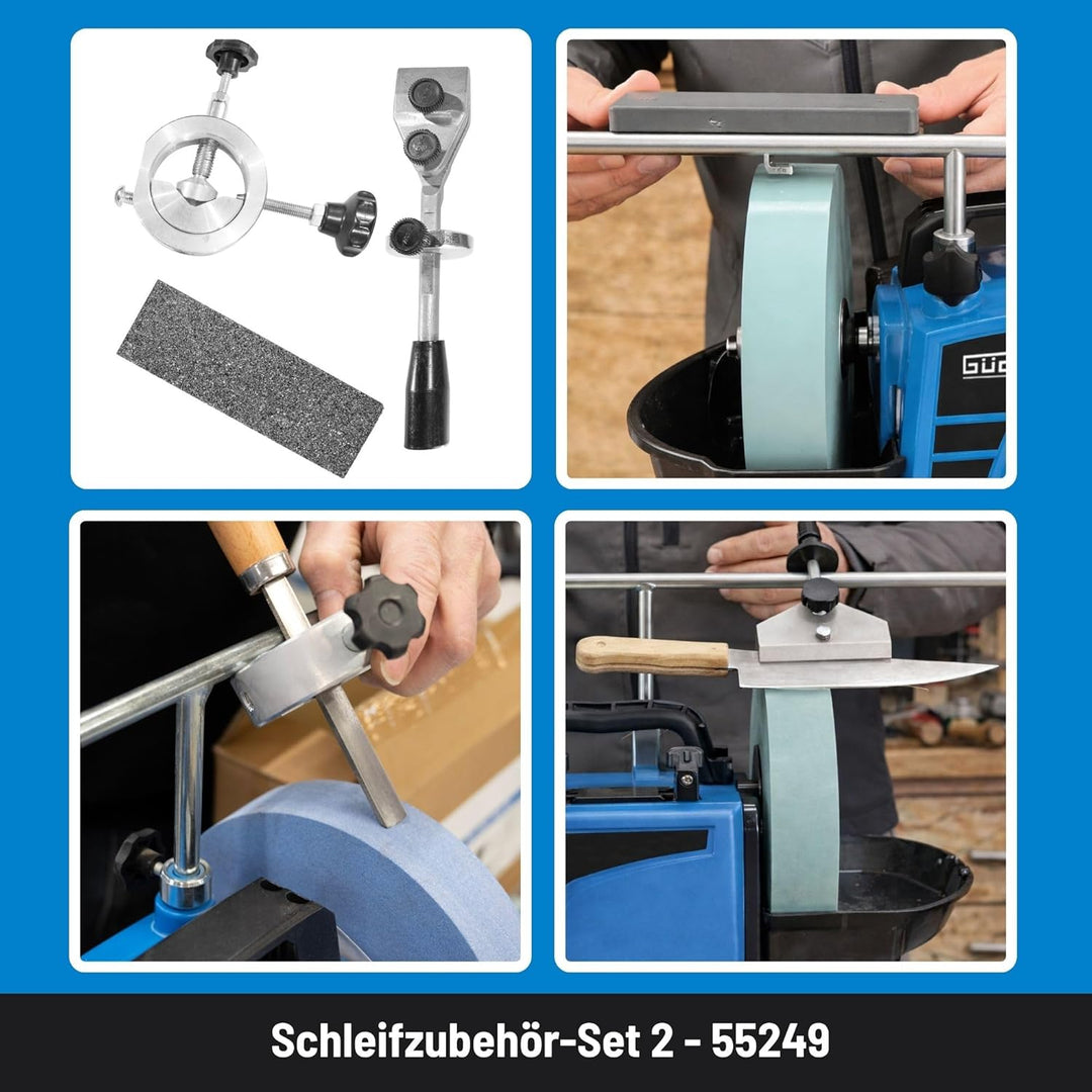 Güde 55249 Schleifzubehör Set 2 zu GNS 200 VS