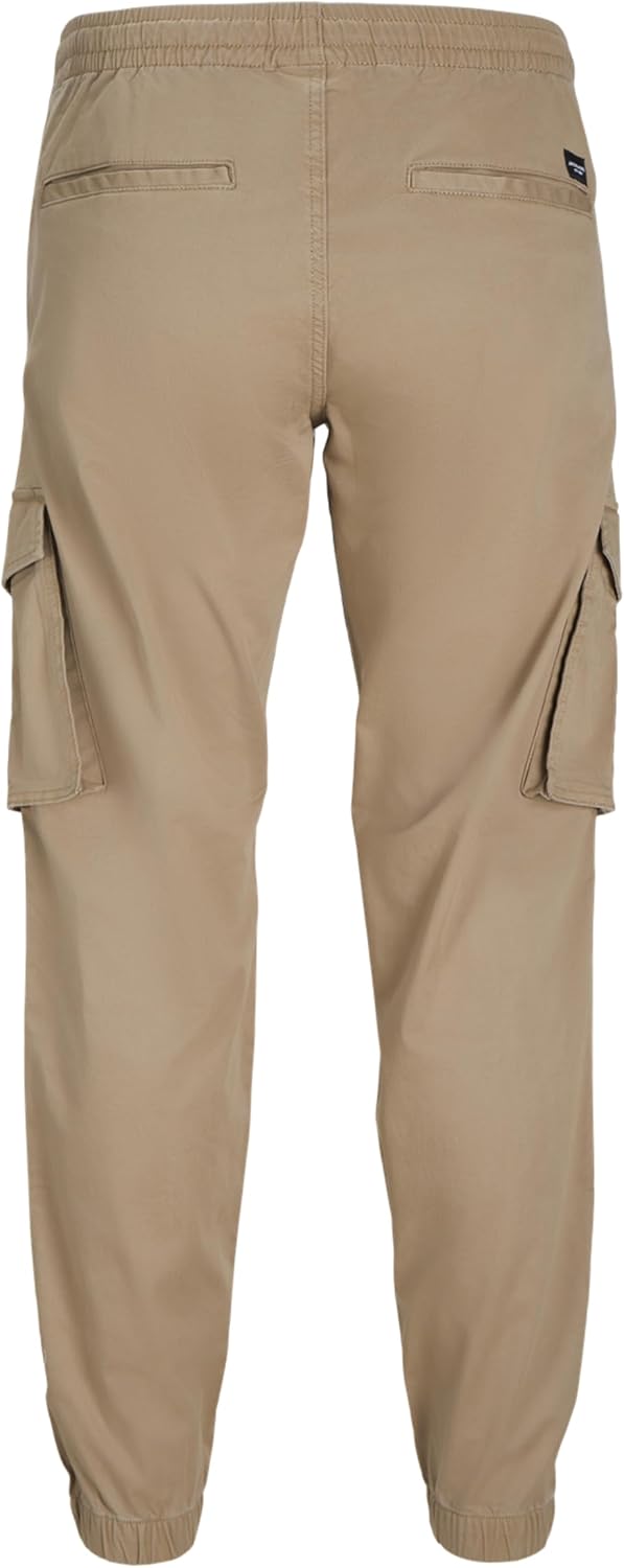 JACK &amp; JONES Male Cargo-Hose Relaxed Fit Cargo-Hose, Elmwood
