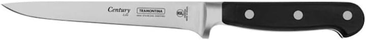 Tramontina Ausbeinmesser CENTURY, 15 cm, Edelstahl DIN 1.4110, schwarz, rostfrei Ausbeinmesser 15 cm