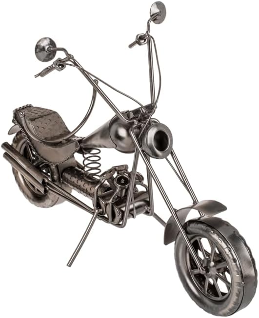 Flaschenhalter Metall Geschenk Halterung Dekoration (Motorrad 23 x 28 cm), Motorrad 23 X 28 Cm