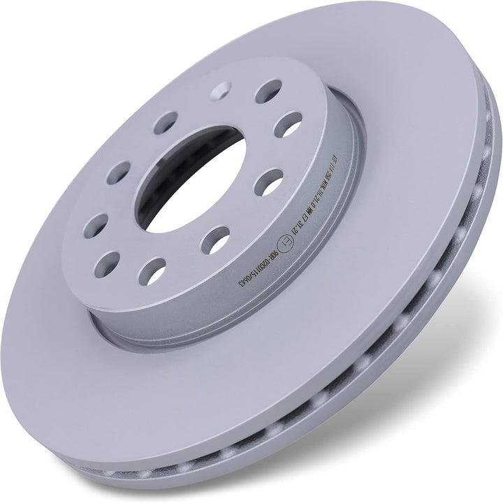 ATE Bremsenset Vorderachse inkl. Bremsscheiben vorne Ø 276 mm belüftet und Bremsbeläge vorne + Versc