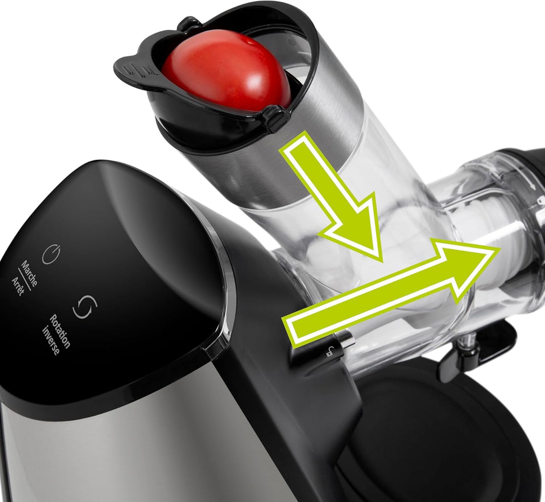 riviera&bar Entsafter für Obst, Gemüse und Sorbets horizontal PEJ750 – Keramikschraube mit langsamer