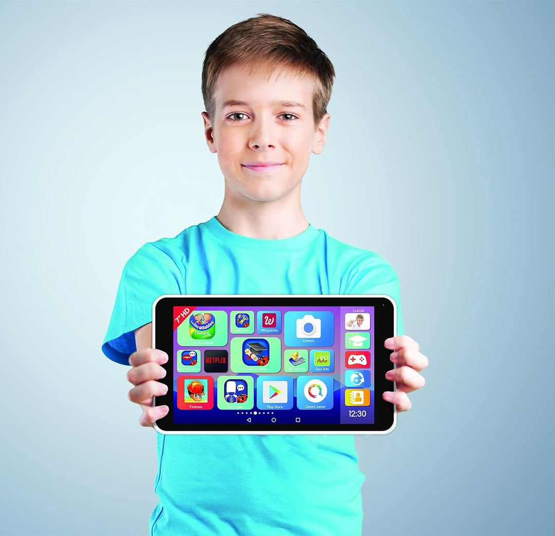 Lexibook LexiTab Master 7 TL70FR Interaktives Kinder-Tablet, 32 GB, 7 Zoll, Blau