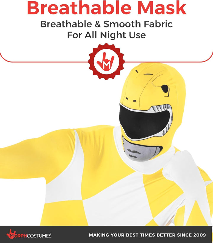 Morphsuits Power-Rangers Kostüm Gelb M, Gelb M