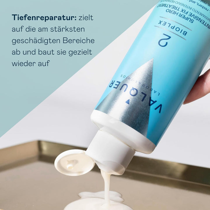 Valquer Bioplex Nr. 2. Intensive Reparatur-Haarbehandlung für geschädigtes, trockenes und gefärbtes