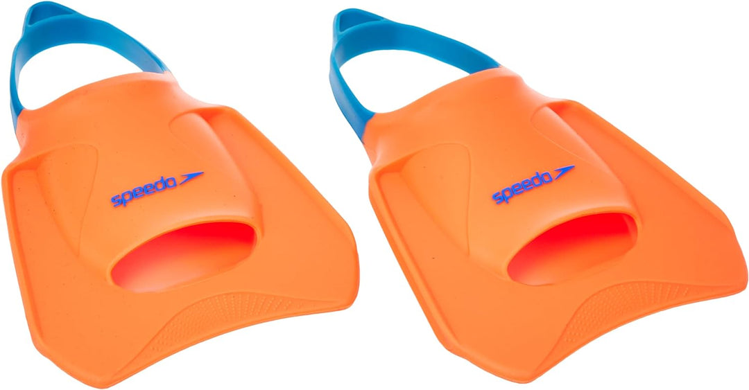 Speedo Unisex Erwachsene Biofuse FF Fitness Fin S Orange/Blau, S Orange/Blau