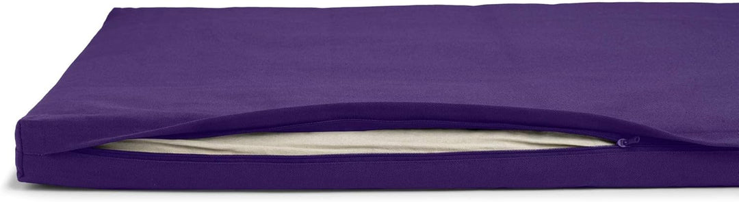 basaho Zabuton Meditationsmatte | Biobaumwolle | Füllung aus recycelter Wollfaser Purpur, Purpur
