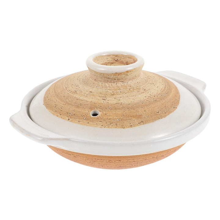 HEMOTON Japanischer Donabe Keramik Claypot Reispopf Mit Deckel Hitzebeständiger Tontopf Für Asiatisc