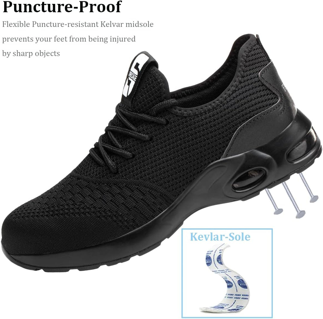 Fadezar Sicherheitsschuhe Herren Leichte Arbeitsschuhe Herren Damen Sportliche Atmungsaktive Stahlka