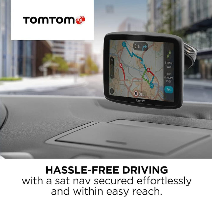 TomTom Click-und-Drive Halterung für die Windschutzscheibe inklusive USB-Autoladegerät und Kabel & K
