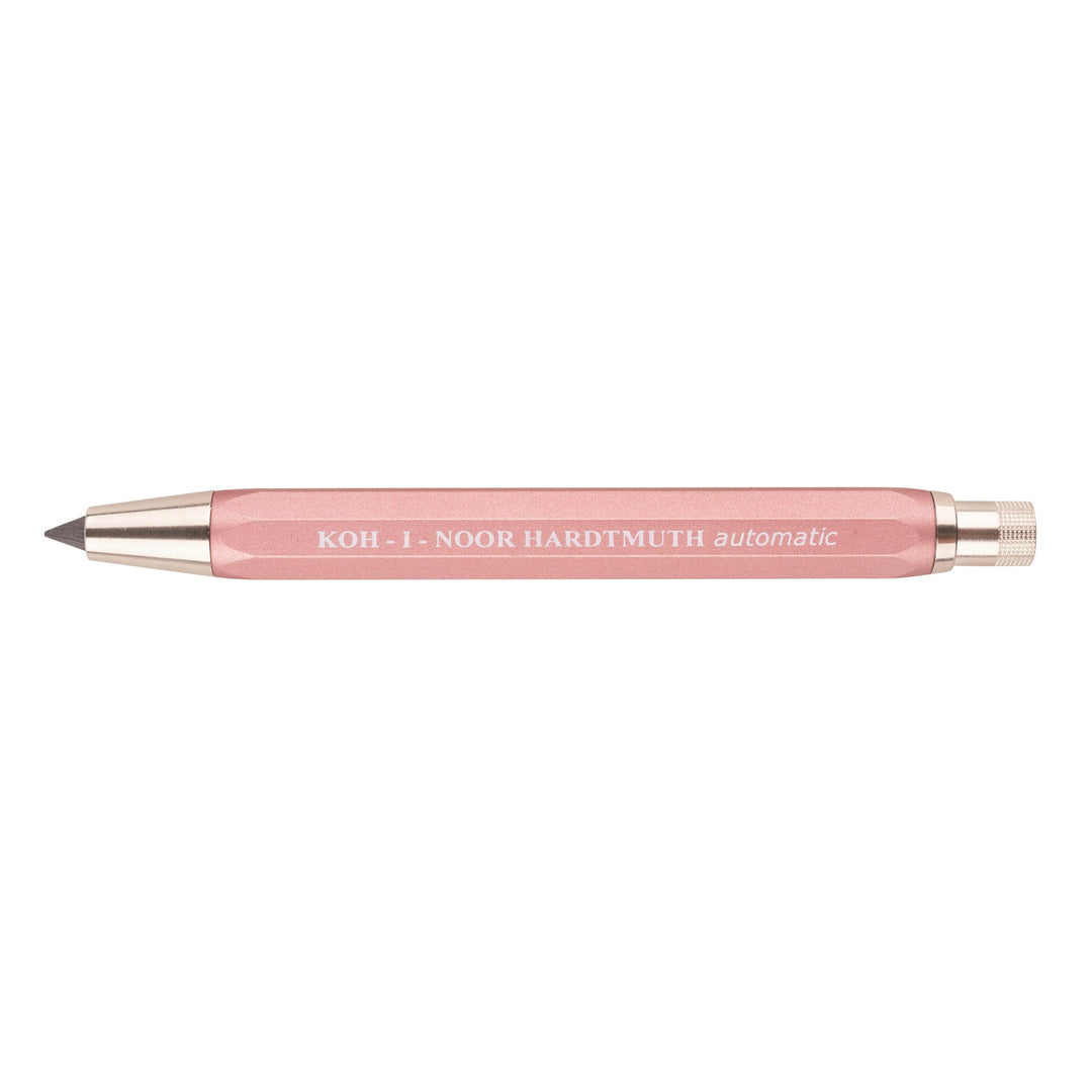 Koh-I-Noor 5640 - Metalldruckbleistift "automatic" mit Minenspitzer, Minenstärke 5.6 mm, rosa