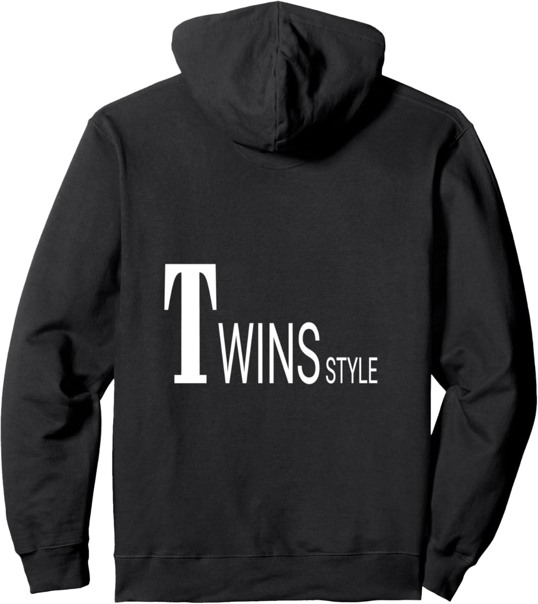 Twins style Pullover Hoodie
