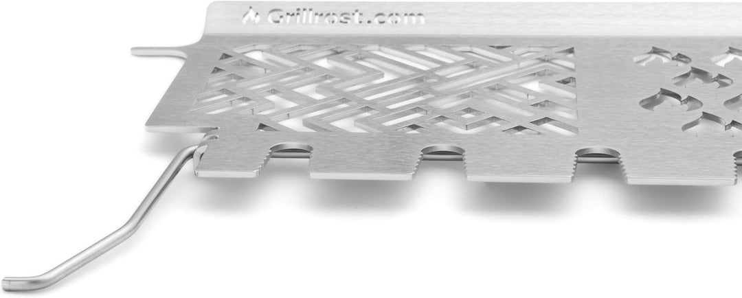 Grillrost.com Das Original Edelstahl Warmhalterost Enders Monroe Pro 4 - Multistation grillt 9 Keule