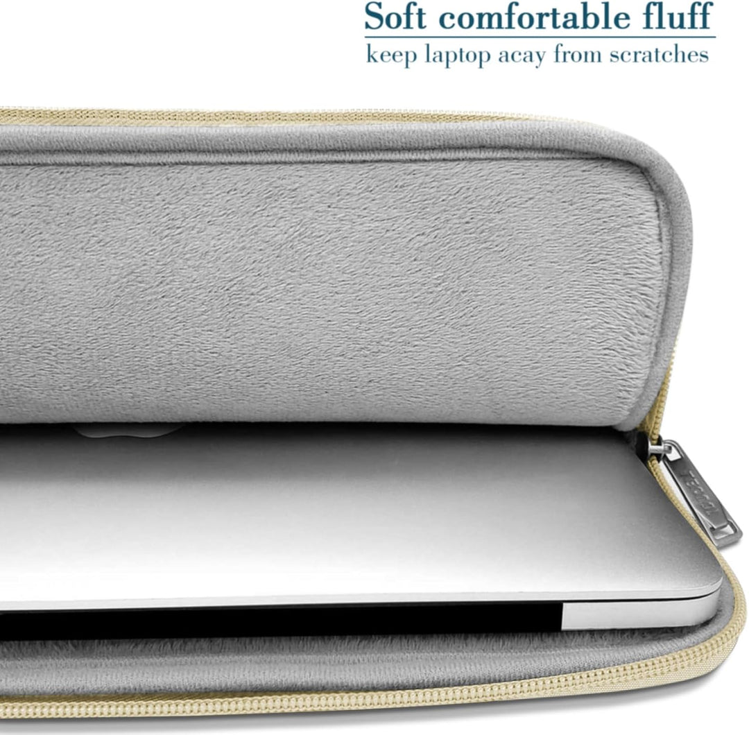 TECOOL 14 Zoll Laptoptasche LaptopHülle für 14” Lenovo Thinkpad ideapad HP Elitebook Acer Dell Chrom