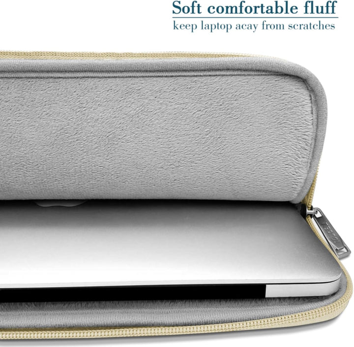 TECOOL 14 Zoll Laptoptasche LaptopHülle für 14” Lenovo Thinkpad ideapad HP Elitebook Acer Dell Chrom