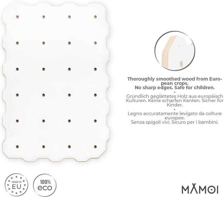 MAMOI® Kletterwand für kinderzimmer, Klettergerüst und spielgeräte Indoor, Klettern mit Klettergriff