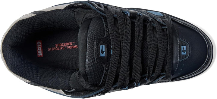 Globe Sabre GBSABR Unisex-Erwachsene Sneaker 42.5 EU Phantom Black Steel, 42.5 EU Phantom Black Stee