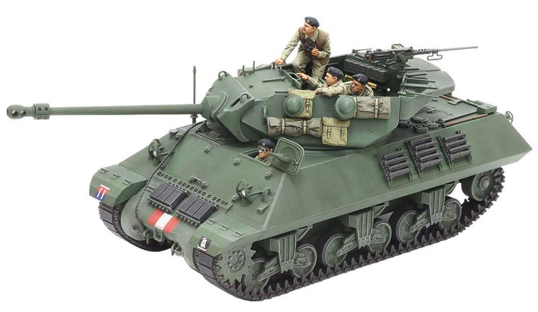 Tamiya 35366 Militär 35366-1:35 Britische M10 IIC Achilles, Modellbau, Plastik Bausatz, unlackiert