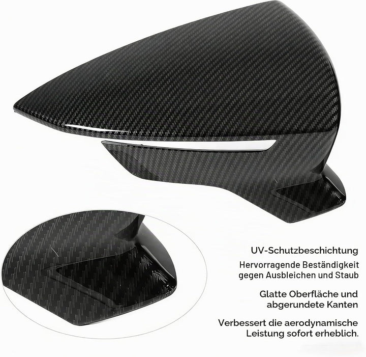 2 stücke Rückspiegel Streifen Abdeckung Trim Seitenflügel Spiegelkappen Ersatz für Leon Mk3 5F ST FR