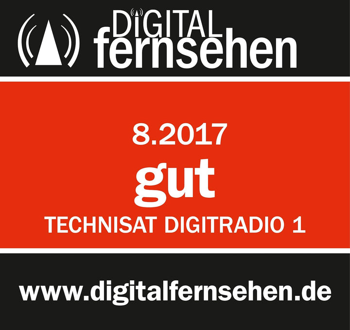TechniSat DIGITRADIO 1 hr1 Edition - tragbares DAB+ Radio mit Akku (DAB, UKW, Lautsprecher, Kopfhöre