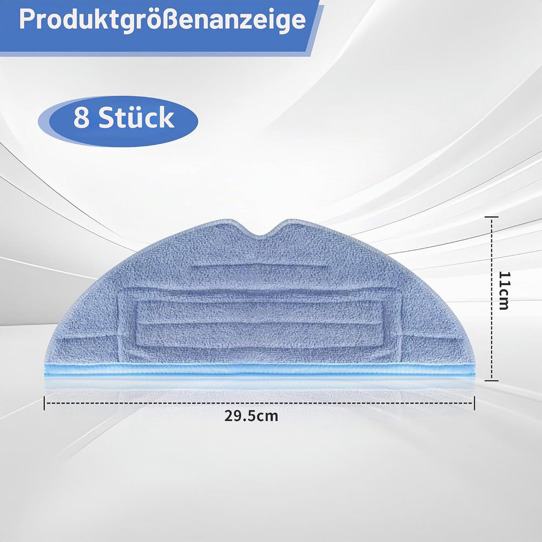 8 Stück Wischtücher für Roborock S8/S7/S7 MaxV Ultra/S7 MaxV Plus/S7 MaxV/S7 Max Ultra/S7 Pro Ultra/