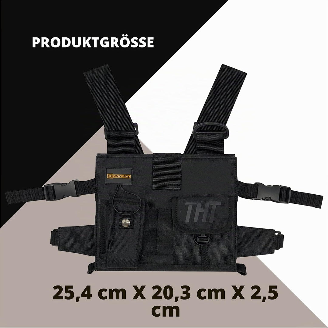 Gig Gear Tablet-Brustgeschirr für iPad und Samsung Tablets – robuste Tablet-Tragetasche mit Gurt und