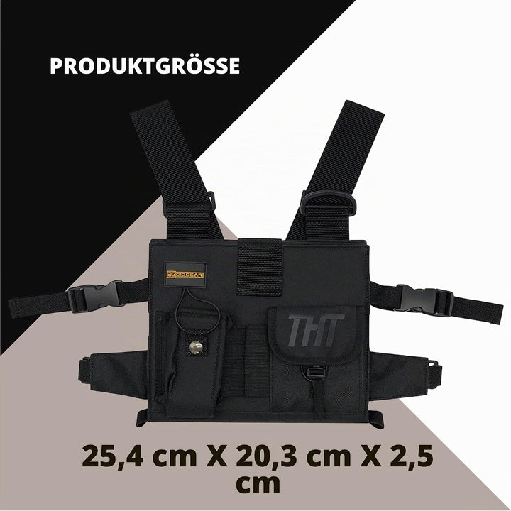 Gig Gear Tablet-Brustgeschirr für iPad und Samsung Tablets – robuste Tablet-Tragetasche mit Gurt und