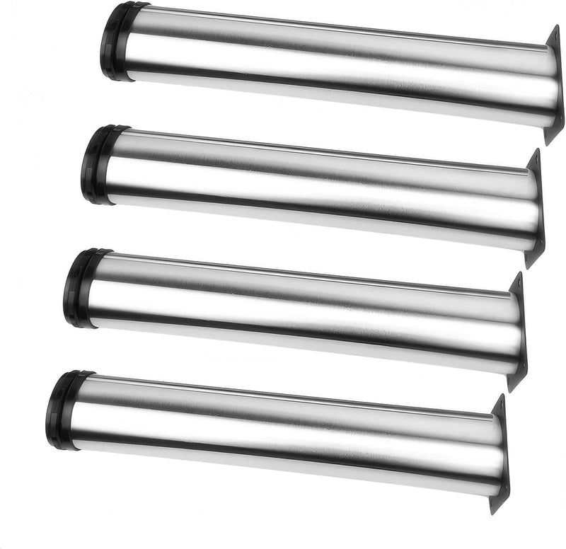 Qrity 4X Tischbein, Füsse für Möbel, Möbelfüsse Verstellbar 350mm, Tischbeine Möbelfuss für Tabellen