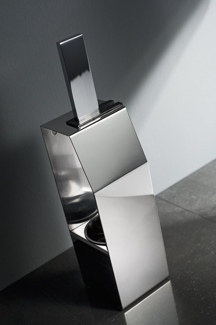 HACEKA Edge Toilettenbürste, freistehend, verchromt, 1143817 Toilettenbürstenhalter freistehend, Toi