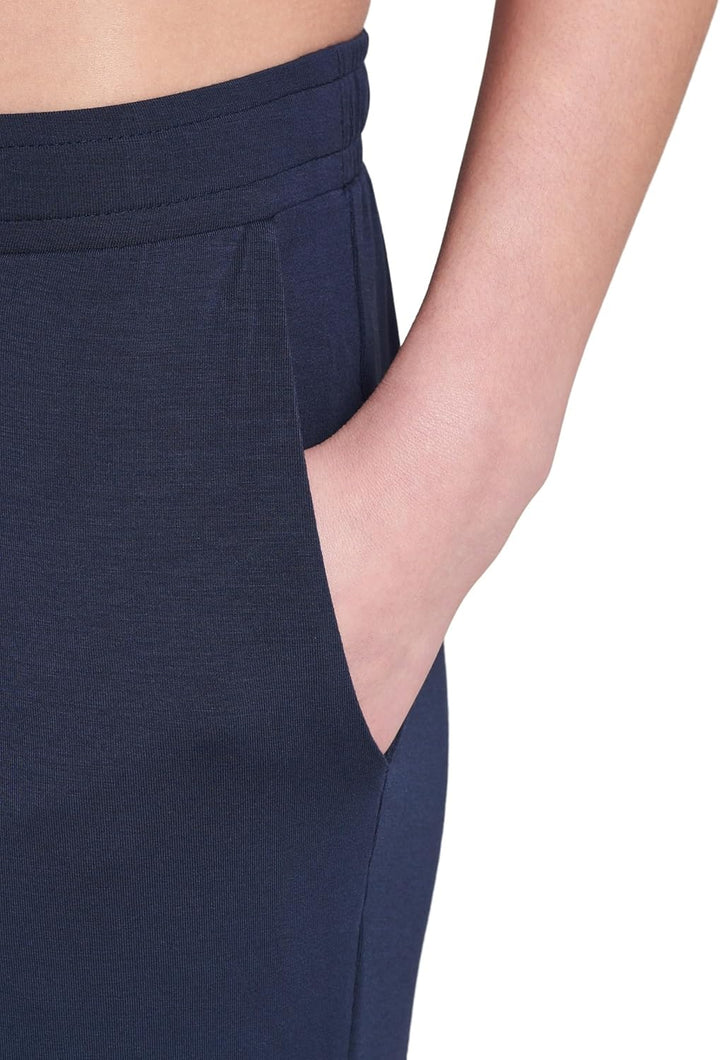 Schiesser Damen Schlafhose lang Modal - Mix + Relax 34 Blau_175480, 34 Blau_175480