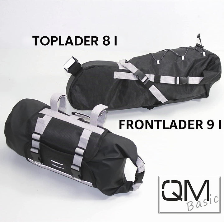 LENKERTASCHE und SATTELTASCHE im Set gesamt 17 Liter bikepacking Taschen wasserdicht Fahrrad Ultrale