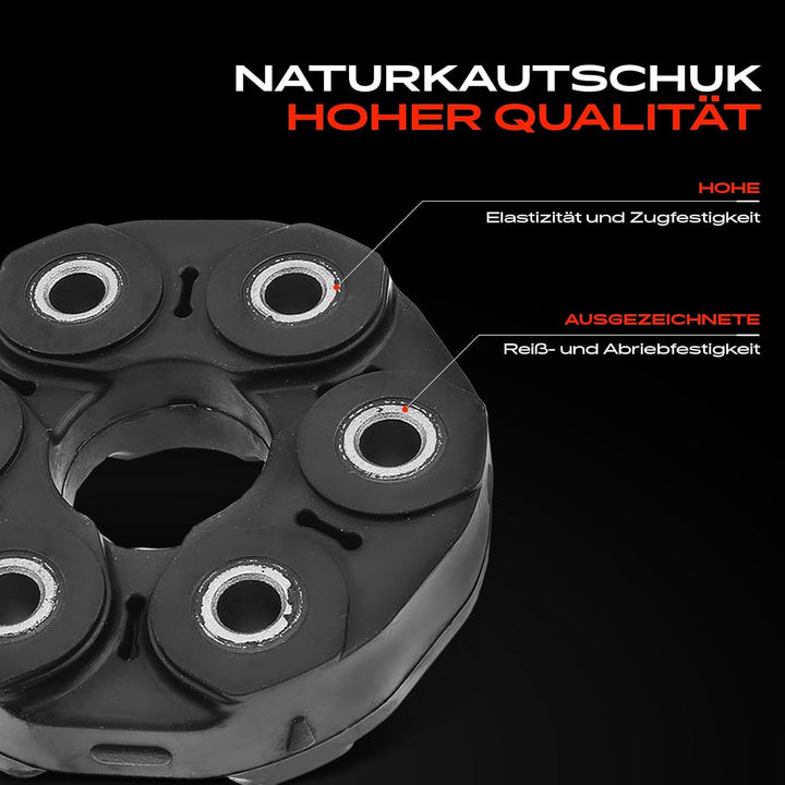 Frankberg Gelenkscheibe Hardyscheibe Kompatibel mit 3er E90 2004-2011 1er E87 2004-2011 5er E60 2006