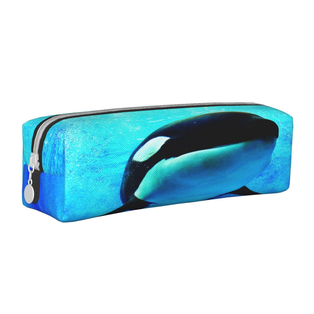 Federmäppchen Orca Wale Schwimmen Federmappe Etui für Jungen Mädchen Grosse Schulsachen Federtasche