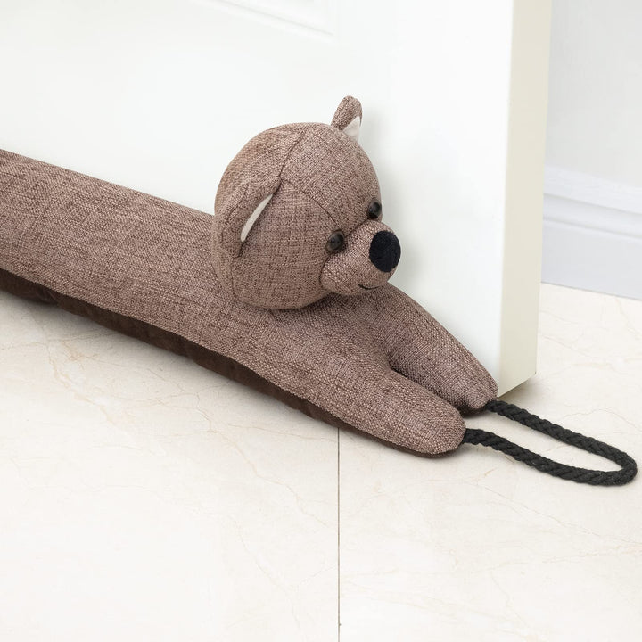 Marwood Zugluftstopper, Bär, 81,3 cm, 1 kg, Polyester, süsser Bär, für Türen und Fenster, Windstoppe