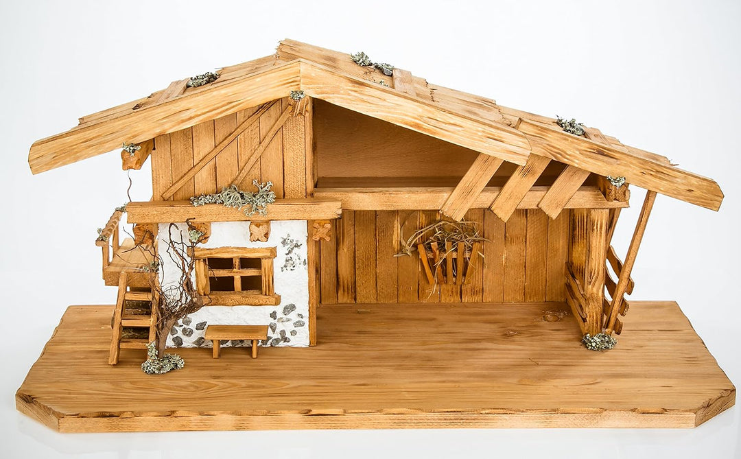 Weihnachtskrippe Krippe Krippenstall Weihnachten Weihnachtskrippen Tischkrippen Krippenfiguren (Weih