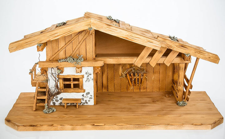 Weihnachtskrippe Krippe Krippenstall Weihnachten Weihnachtskrippen Tischkrippen Krippenfiguren (Weih
