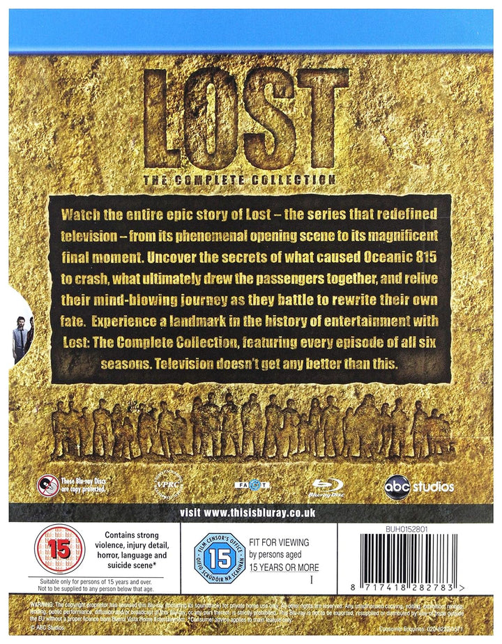 Lost - Seasons 1 - 6 [Blu-ray] [UK Import], Blu-ray