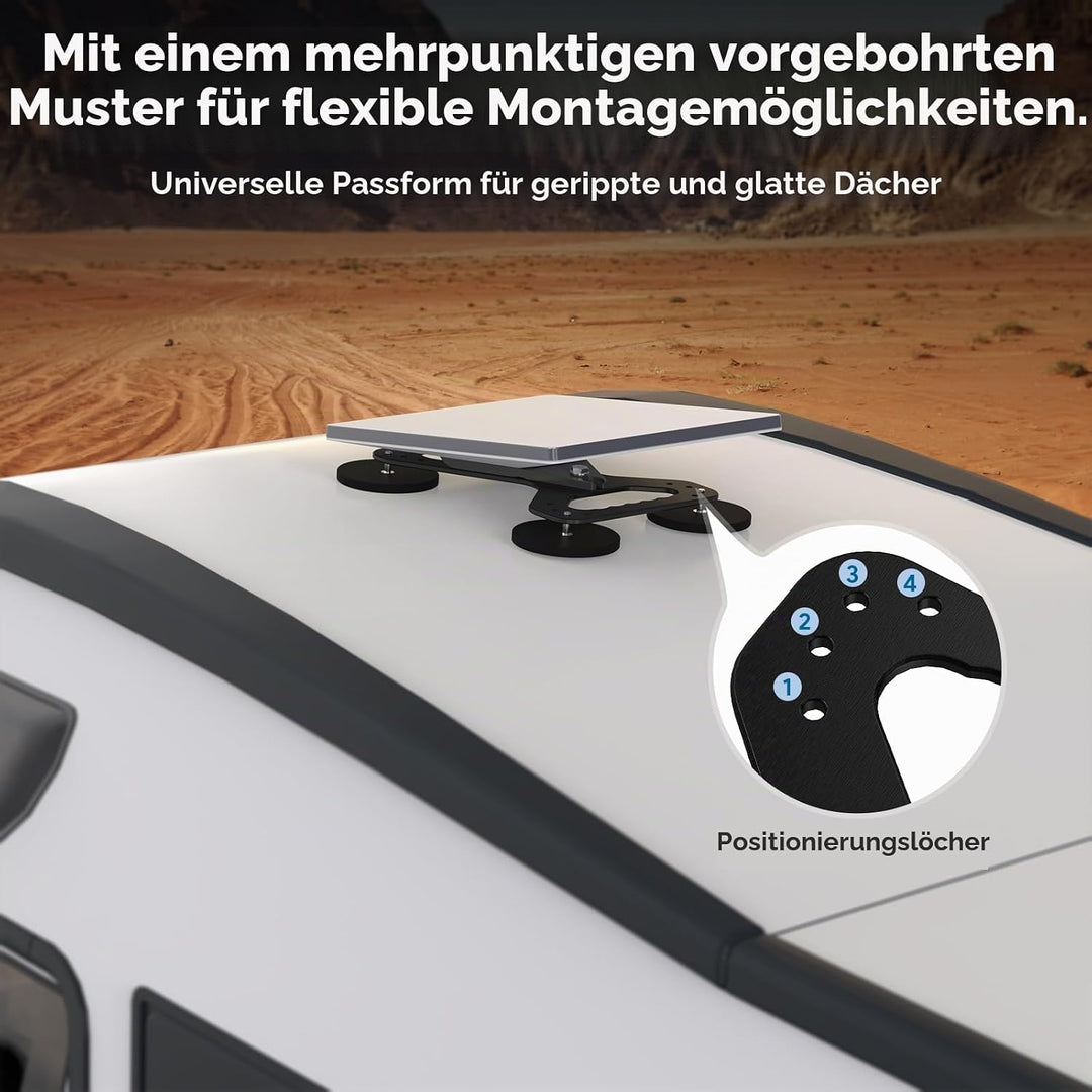 Starlink Mini Halterung, Aluminium Starlink Mini Magnet Halterung mit 145 kg Magnetkraft, Schnellver