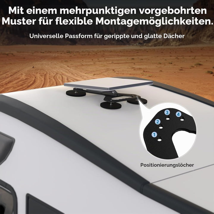 Starlink Mini Halterung, Aluminium Starlink Mini Magnet Halterung mit 145 kg Magnetkraft, Schnellver