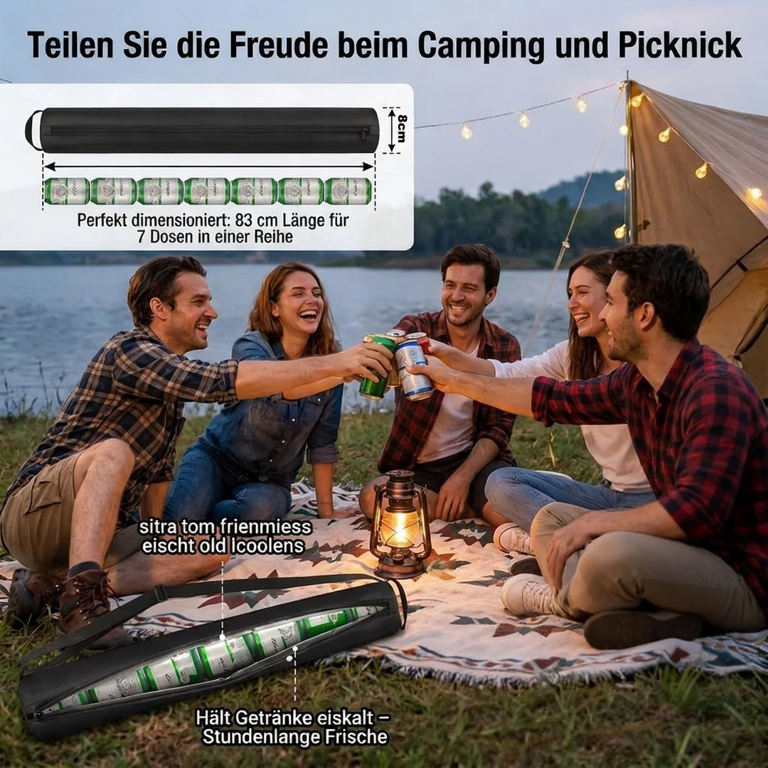Bierhülle für Golftaschen,Hält 7 Dosen Eiskalt,Tragbare Getränke-Kühlhülle für Golf, Picknick,Party,
