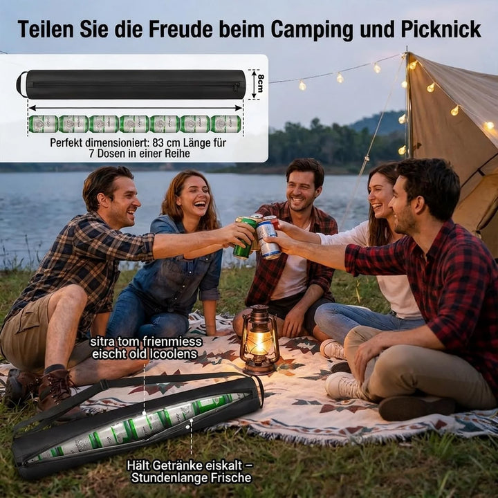 Bierhülle für Golftaschen,Hält 7 Dosen Eiskalt,Tragbare Getränke-Kühlhülle für Golf, Picknick,Party,